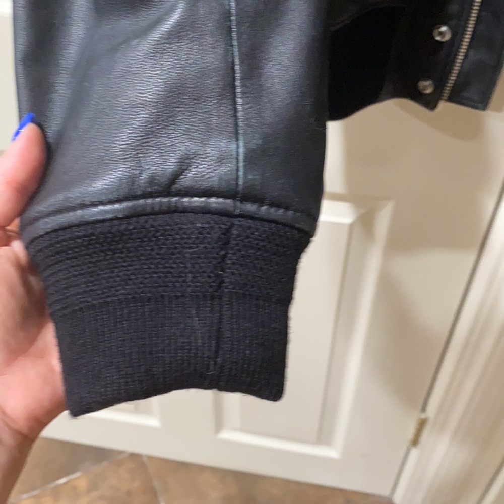 iro leather jacket sz L - Picture 5 of 5
